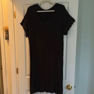 Stylish Black Midi Dress